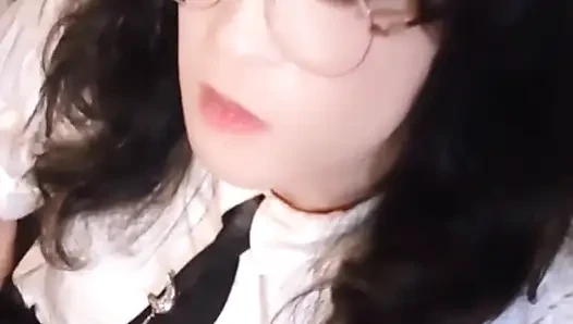Kırmızı Külotla Mastürbasyon Ve Boşalma