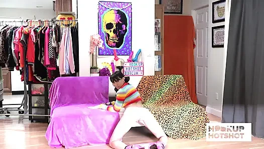 Bts - güzel Vera King sahne arkasında soyunuyor ve azdırılıyor!