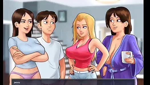 Yaz mevsimi efsanesi: iki sürtük ponpon kız evde yaramaz şeyler yapıyor bölüm 88