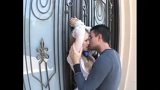 Ginger Lee michael stefano'nun büyük yarağıyla tatlı amında sikiliyor