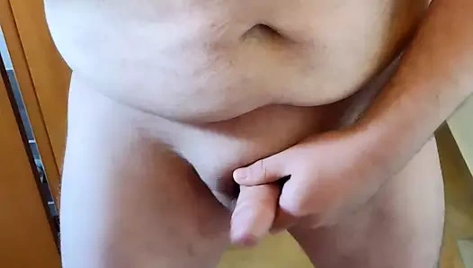 Fat chub ruined cumshot