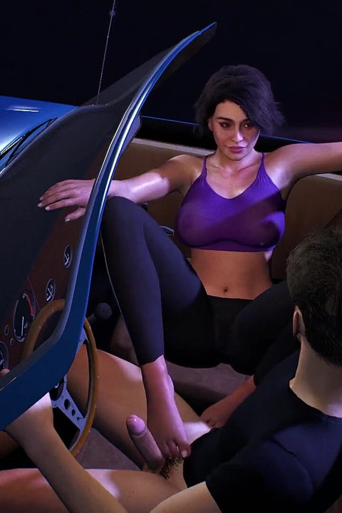 Orta yaşlı seksi kadın arabada yarak istiyor - bölüm 1