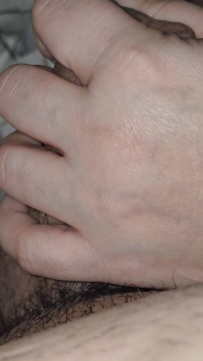 Step mom morning handjob before breakfast help step son dick with big erection
