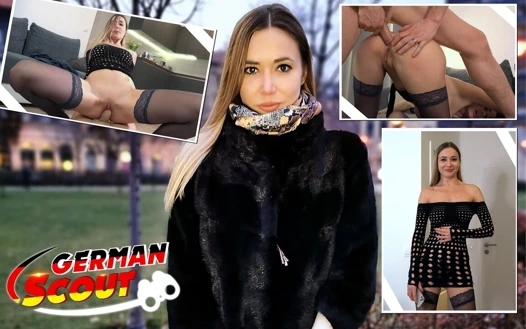 Alman izci - model işinde Rus orta yaşlı seksi kadın Polina Max için anal sikiş