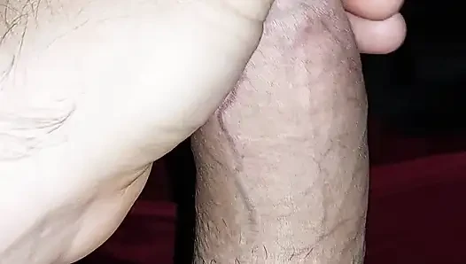 POV My big cock wakes me up in the middle of the night!