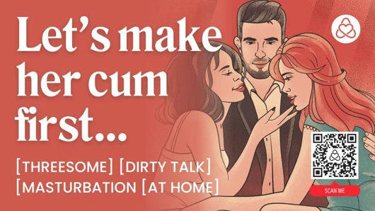 Asmr sesli porno: evde ilk kez biseksüel ffm üçlü grup seks ve parmakla oynama ve sert seks - erotik ses