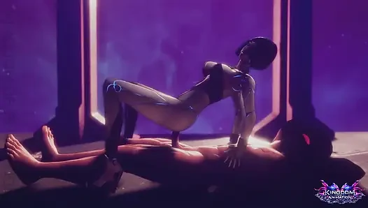 Subverse oyun - robot kız sahnesi - hd