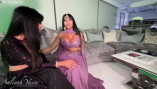 Aaliyah Yasin üvey erkek kardeşinin karısını sikiyor