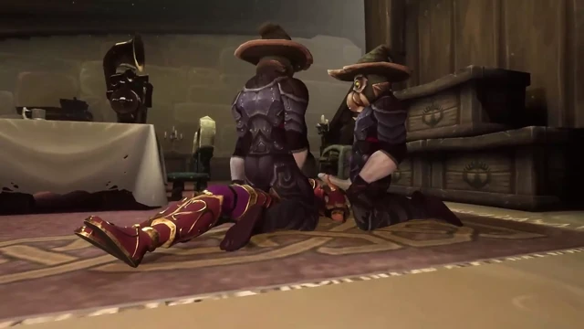 Kültistler törensel dörtlü grup seks - warcraft hentai parodisi