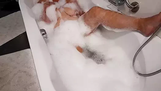 Seksi banyo zaman oyun ile benim memeler ve kedi