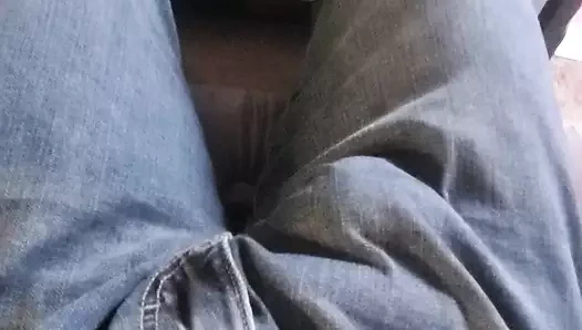 Büyük yarağımla Noel alışveriş merkezi şişkinlik