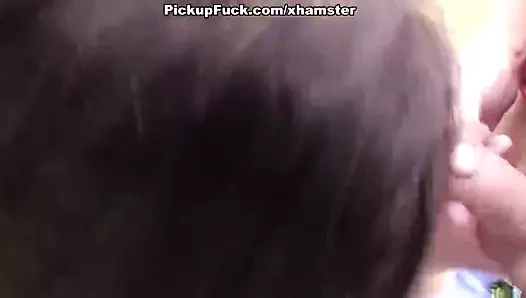 Pick up kız alır çük içinde ona ağız ve göt