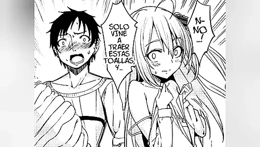 Onu iç çamaşırıyla görüyorum ve sonra benim aletimi emiyor - komik