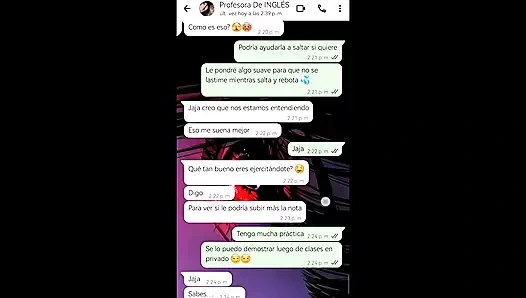 Kursu geçmek için öğretmenimle ateşli sohbet - nati sweet - natasha caseros