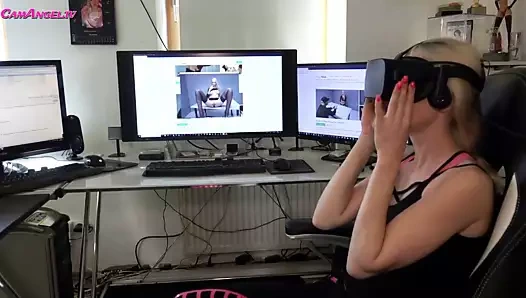 İlk sanal gerçeklik pornomu izliyorum...