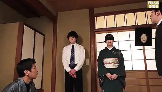 Erotik drama tiyatrosu zarif bir inn fahişesi ile şehvetli bir karşılaşma -sahne.4