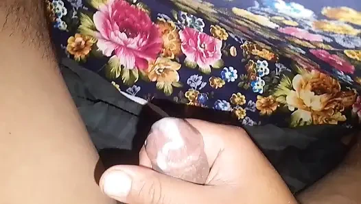 Big cock handjob in night time full hard