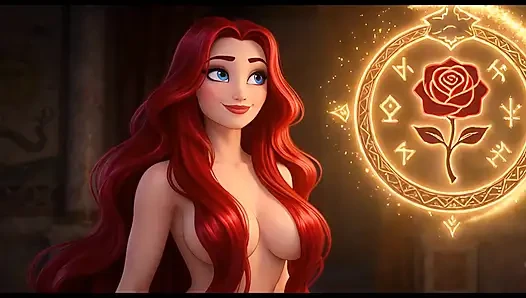 Liora Crimson The Crimson Veil Palace of Shadows Artistic Nude Puzzle Adventure