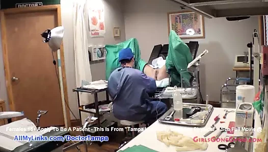 Tampa'dan doktor tarafından Angel oaks' jinekolog muayenesi gizli kameralarda yakalandı