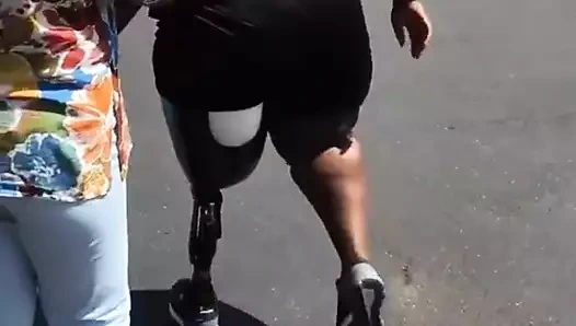 22 yaşındaki ak ampute bbw