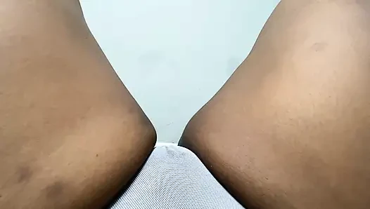 Brutal masturbation of a soaked slut who won't stop moaning