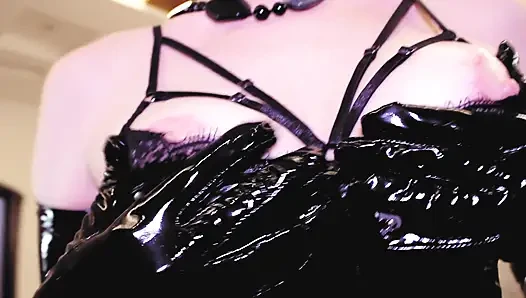 Ateşli seksten sonra Eva. Fetiş orta yaşlı seksi kadın