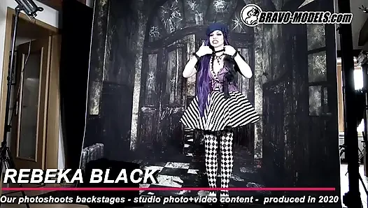 386-sahne arkası fotoğraf çekimi Rebeka Black - yetişkin