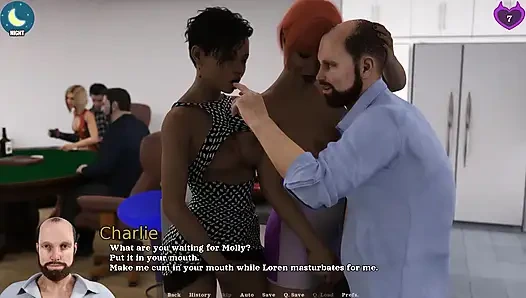 Zor günler: sadakatsiz evli kadınlar onu kimin emmesi konusunda yarak önünde tartışıyorlar büyük boşalma patlaması ile sona erdi ep.25