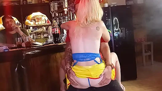 Cosplay'i seven üvey kızla sapık eğlencesi