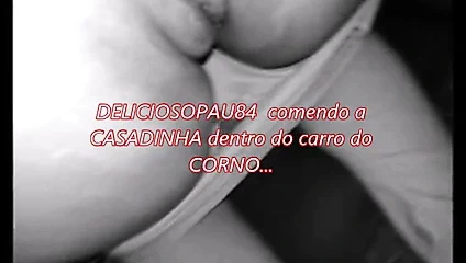 No carro com a casadinha