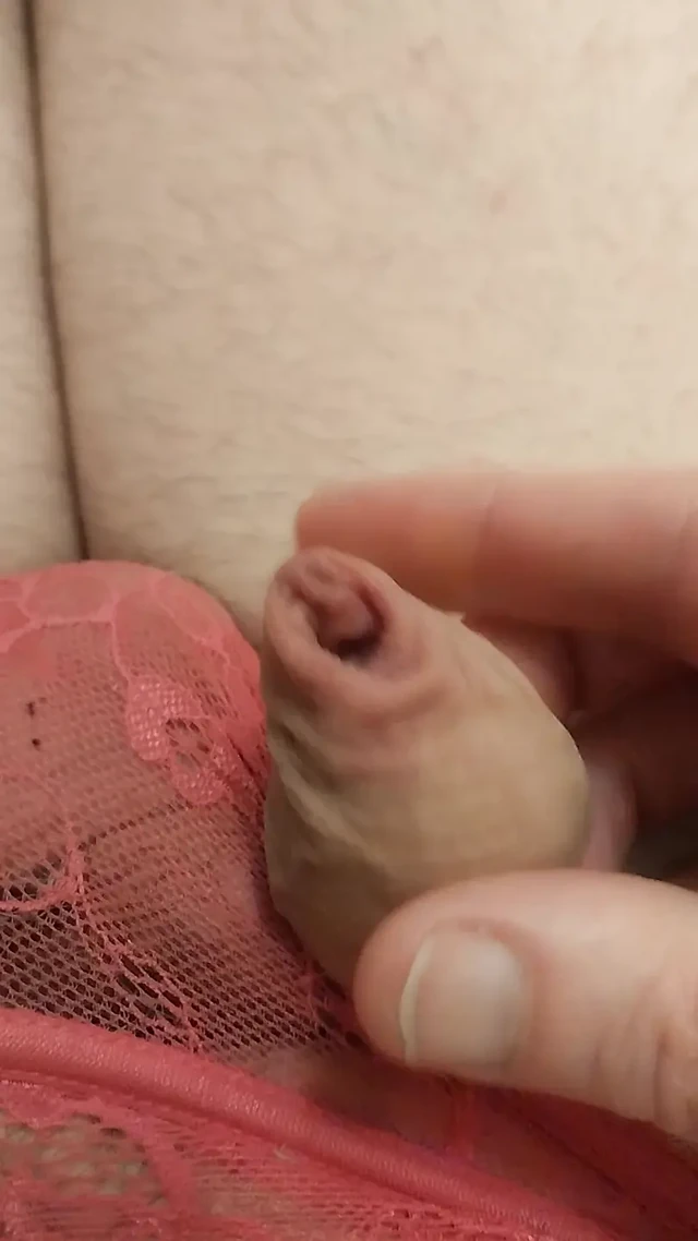 Minik klitoris pembe külota boşalıyor