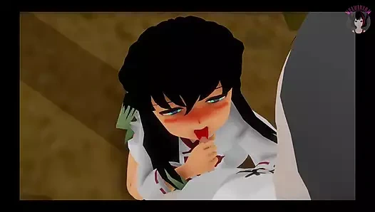 Üvey kız kardeşten oral seks ve yüze boşalma (ses yok)