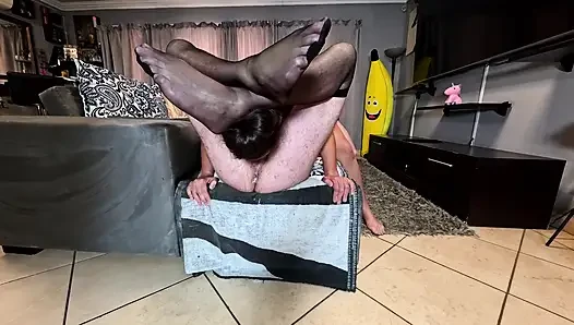 DEEPTHROAT GAGGING WHORE getting all sloppy on my dick to get a THROATPIE