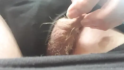 Sütyen yok sadece siyah külot