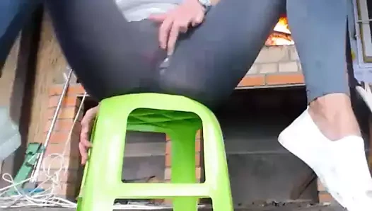 Bebek fışkırtma açık havada büyük orgazm