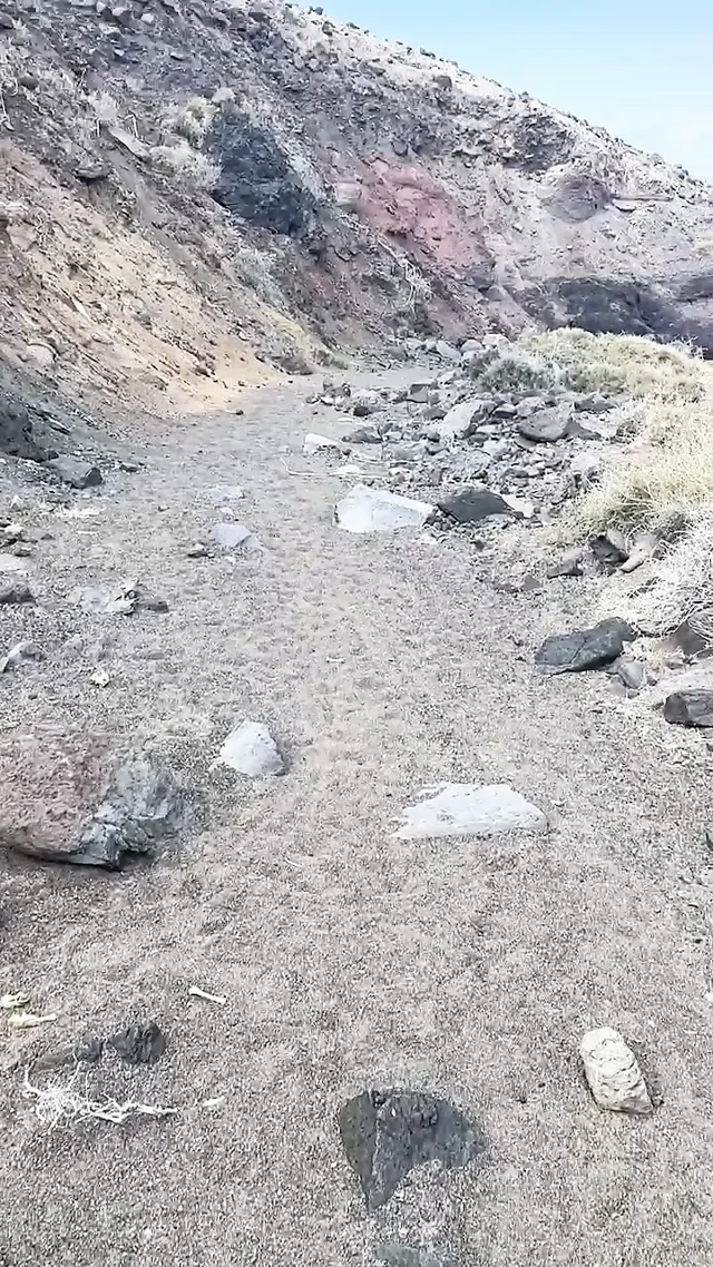 Plaja çıplak yürüyüş