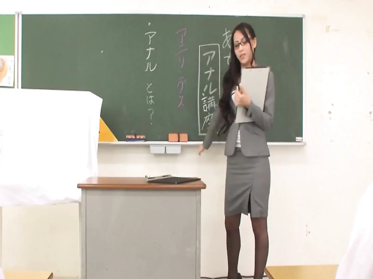 Premium Cutest Japanese Scene Beautiful Asian Teacher Ren Azumi Teaches Her Students How To Fuck From Behind (Full Video) - UK Special