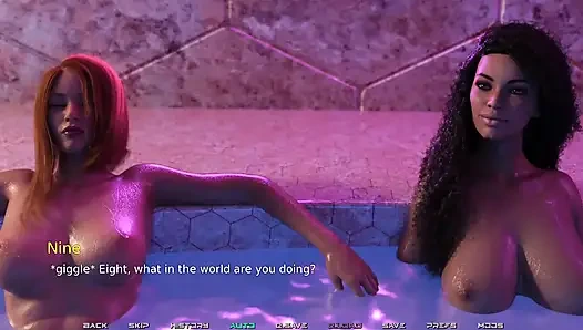 Lideri takip et #2 kızlar birbirlerine dokunuyor