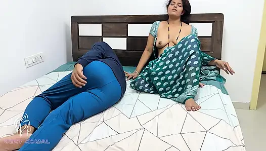 Komal slept on B.Ed., but my husband was very tired, so I refused to him, then I went to the hall to from my brother-in-law's land.