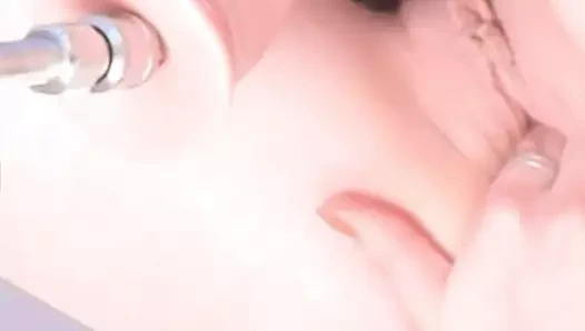 Endonezyalı üniversiteli kız pembe amcık