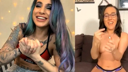 Sosyal mesafe o iki ateşli kadını striptiz oyunlarından alıkoymayacak