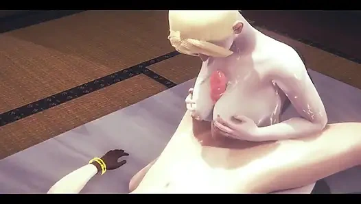 Shingeki no kyojin hentai - annie leonhart memeyle muamele ve sikiş - Japon Asyalı manga anime oyunu porno