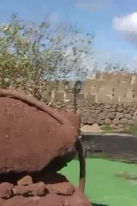 Esmer ateşli kız yüzme havuzunun önünde poz verdi