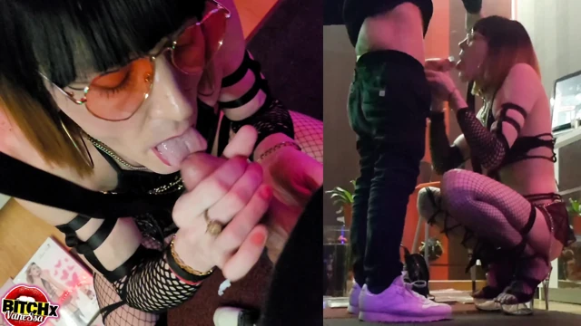 Sex Slave, Submissive In Front Of A Beautiful Cock In FACeFuckiNg For The St❤️ 🔥ValenTin VaneSsaBiTCHx PariSChienneTrvprod⁹¹