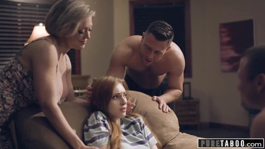 Saf tabu üvey anne-baba ve üvey kardeş hoşgeldin yeni kız kardeş