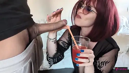 Barmen Suzuyorum! Tam bardağıma boşal!