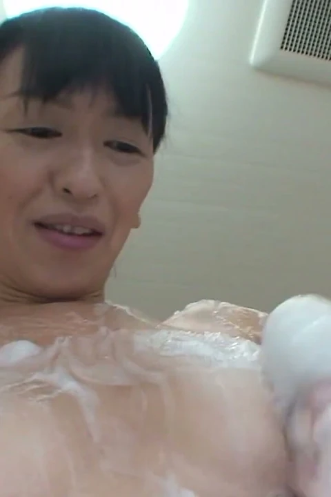 Hairy pussy Japanese cougar is ready for some creampie