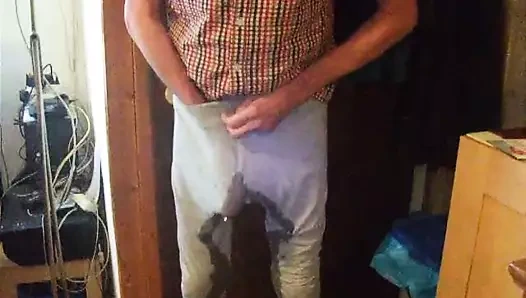 Mit steifen Schwanz in die Wohnung gepisst