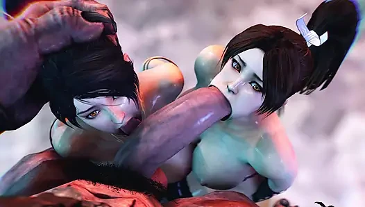 Mai shiranui hardcore eğitim üçlü grup seks ffm (3 boyutlu anime) özel