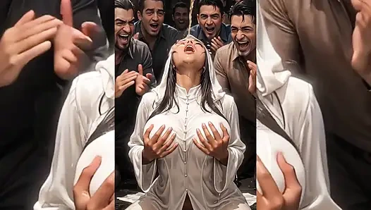 Tesettürlü Müslüman kızlar tek başına azdırıyor ve tek başına twerk yapıyor - en iyi baştan çıkarıcı şaplak, zıplama ve tesettür bölüm 1